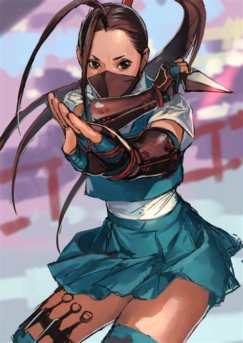 Safebooru 1girl Arm Guards Artist Request Capcom Fighting Stance