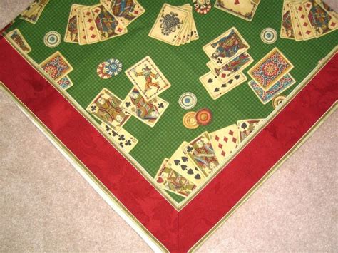 Items Similar To Card Game Tablecloth On Etsy