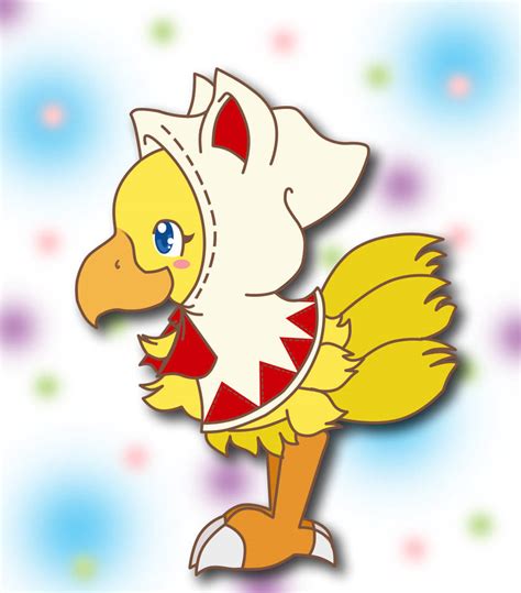 White Mage Chocobo By Spinalz On Deviantart