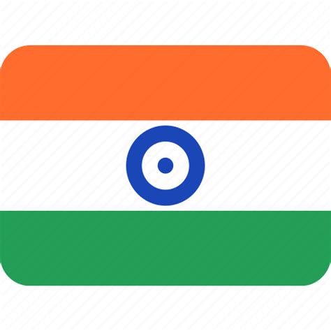 India Flag Icon Download On Iconfinder On Iconfinder