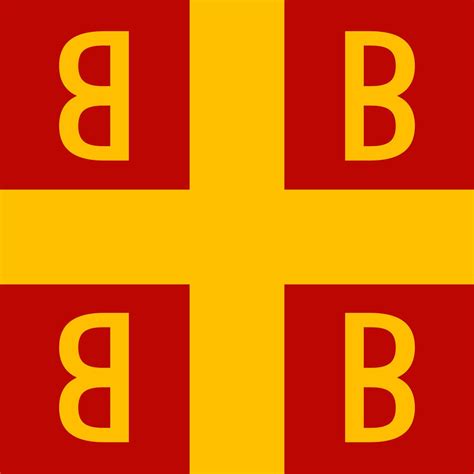 Tetragrammic Cross Flag Of The Byzantines Vexillology