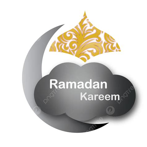 Quran Ramadan Kareem Vector Hd Images Ramadan Kareem With Cloud Moon