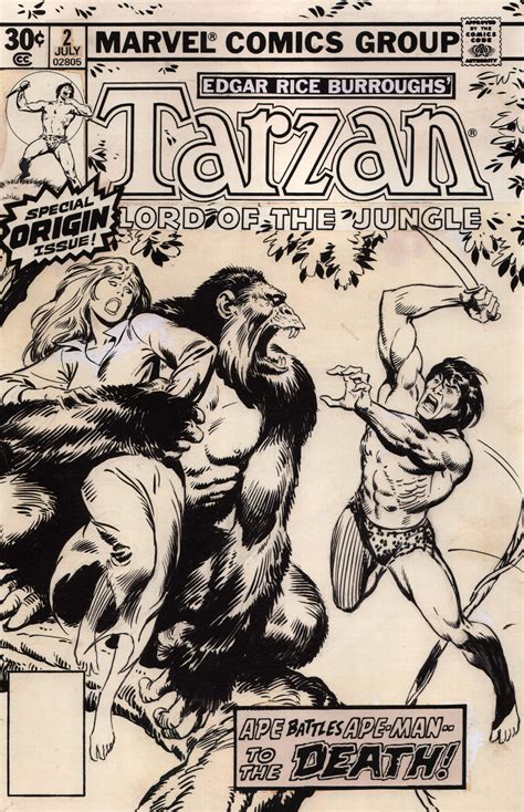 tarzan art de la bande dessinée marvel comics neuvième art