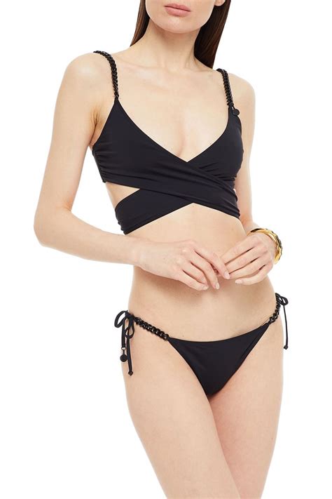 Stella Mccartney Iconic Chain Mid Rise Bikini Briefs The Outnet