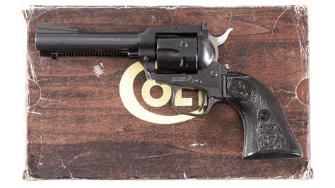 Colt New Frontier Single Action Army Revolver With Box Rock Island