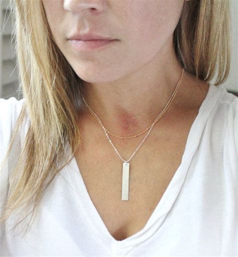 Best Images About Bar Necklaces On Pinterest Gold Necklaces