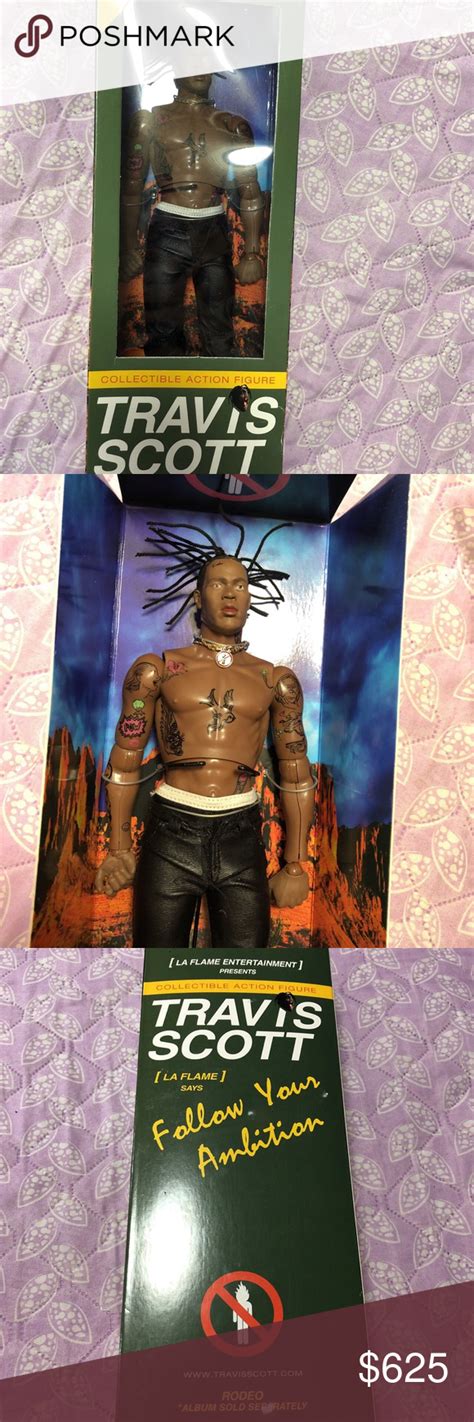 La Flame Entertainment Presents Travis Scott Collectible Action Figure