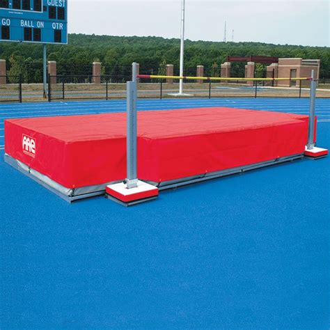 High jump, sport in athletics (track and field) in which the athlete takes a running jump to attain height. High Jump Mat (10'0" x 18'0")