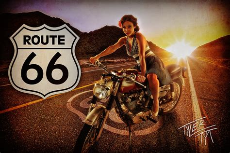 Download Route By Tyler007 By Roberts51 Route 66 Wallpaper Vintage