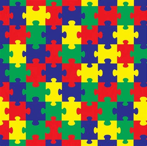 Pattern Permanent Vinyl Autism Awareness Puzzle Piece Permanent Vin