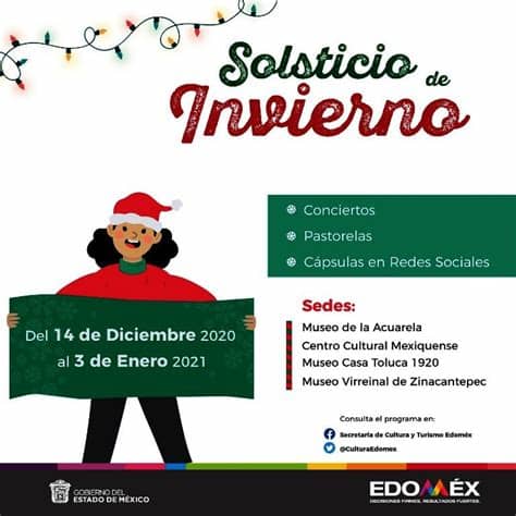 Este lunes 21 de diciembre , el hemisferio sur vivirá el día más largo del año, debido al solsticio de capricornio, que ocurrirá a las 5.02 a. Cultura y Turismo prepara actividades navideñas 'Solsticio ...