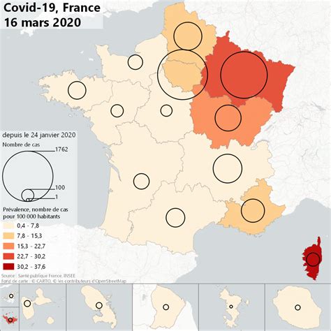 France's reimposition of a state of health emergency and the introduction of curfews are the consequence of a sudden and spectacular acceleration in the spread of the coronavirus virus. File:Covid-19, France, 16 mars 2020.png - Wikimedia Commons