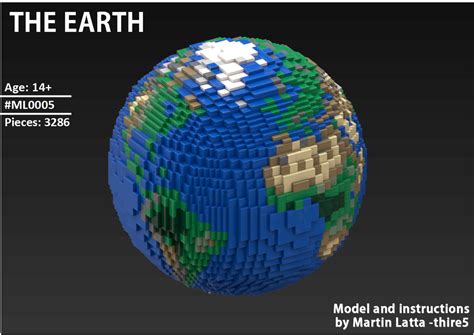Lego Moc The Earth By Thire5 Rebrickable Build With Lego