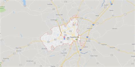 295 Fayetteville Nc Map