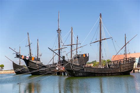 La Pinta La Niña And La Santa María Ships From Christopher Columbus