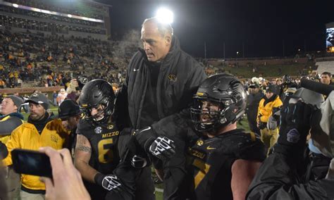 Missouri Tigers Carry Coach Gary Pinkel Off The Field After His Final Home Game For The Win