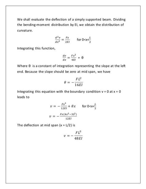 Deflection Of Simply Supported Beam Lab Report Steven Wilkins