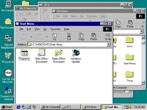 Windows 98 Module 1 View Options