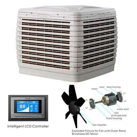 Aolan Original Duct Evaporative Air Cooler Chiller Industry In Lahore
