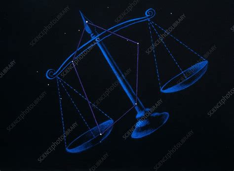 Artwork Of The Zodiacal Constellation Libra Stock Image R5500323