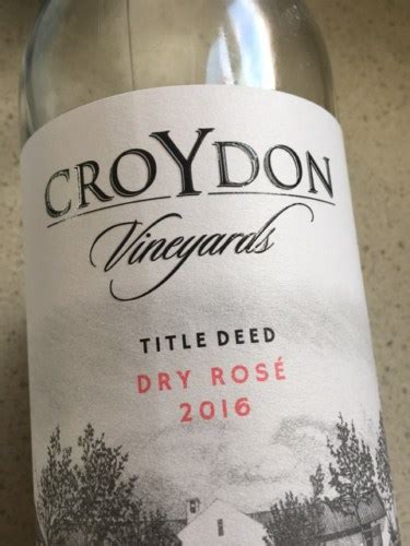 Croydon Title Deed Dry Rosé Vivino