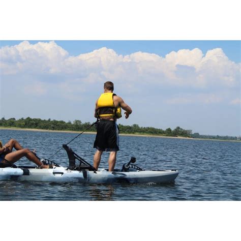 Bkc Pk14 Angler 14 Foot Sit On Top Tandem Fishing Kayak W Instant