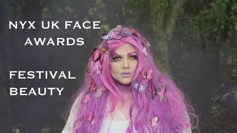 Nyx Uk Face Awards Festival Beauty Tutorial Youtube
