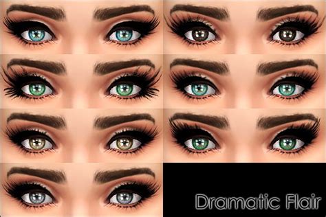 17 Best Sims 4 Eyelashes Images On Pinterest Eyelashes Lashes And