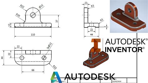 Elaboraci N De Planos Y Dimensionado Autodesk Inventor Tutorial Espa Ol Youtube