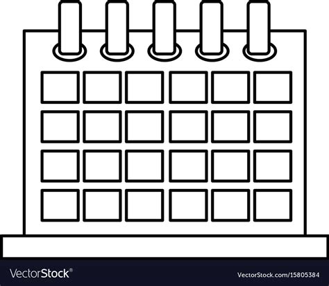 Calendar Event Schedule Royalty Free Vector Image