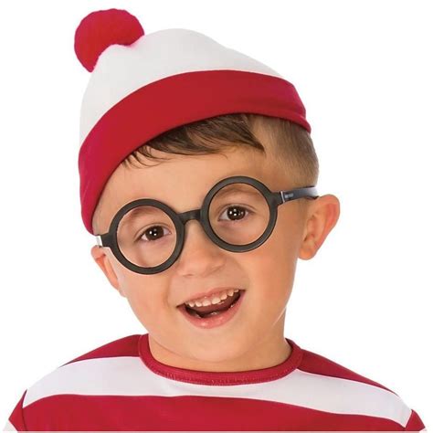 Wheres Waldo Glasses Deluxe Halloween Costume Accessories Costumes