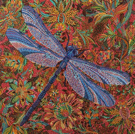 Dragonfly Painting By Erika Pochybova