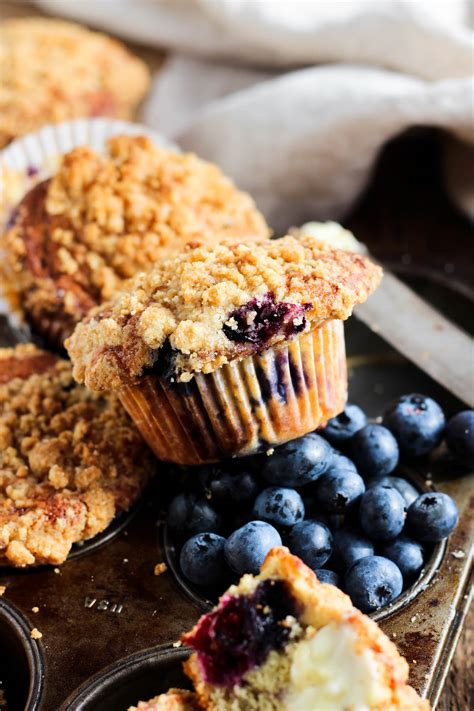 Blueberry Muffins With Sugar Cookie Streusel Modern Farmhouse Eats