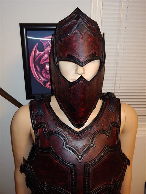 Leather Armor Fantasy Breastplate Inspired By Prince Armory Etsy