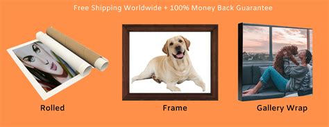 Framed Rolled Gallery Wrap Packing Finishing Options By Portraitvilla