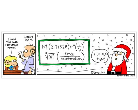 Xmath Holiday Comic Magnet The Foxtrot Store By Bill Amend