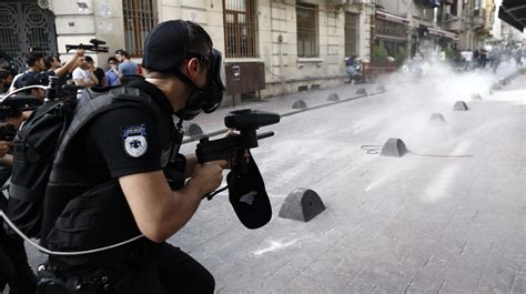 Turkish Police Fire Rubber Bullets Tear Gas At Lgbt Parade The