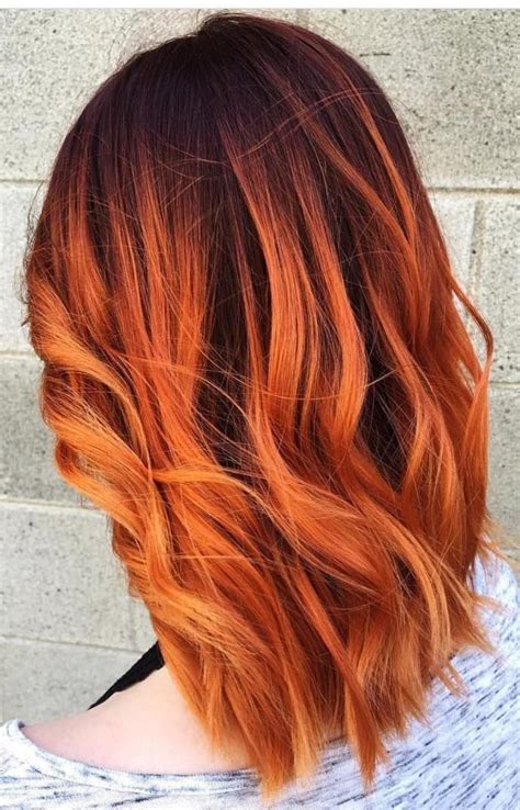 85 Marvelous Orange Hair Style For Cute Women Page 20 Of 22 Orange