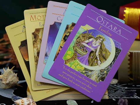 Goddess Guidance Oracle Cards Deck With Guidebook 44 Cards Etsy