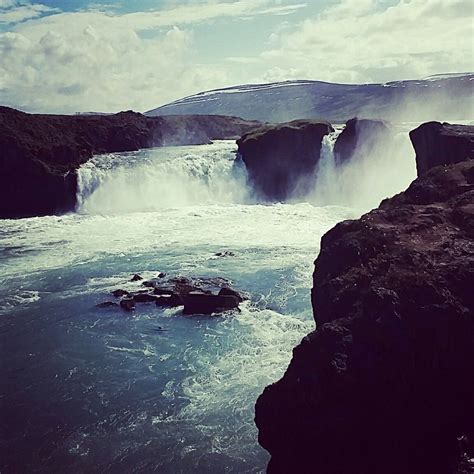 Godafoss Waterfalls In Iceland