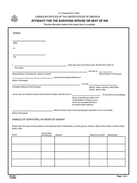 Next Of Kin Template In Word 2008 2024 Form Fill Out And Sign