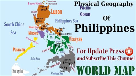 Physical Geography Of Philippines Map Of Philippines Learn
