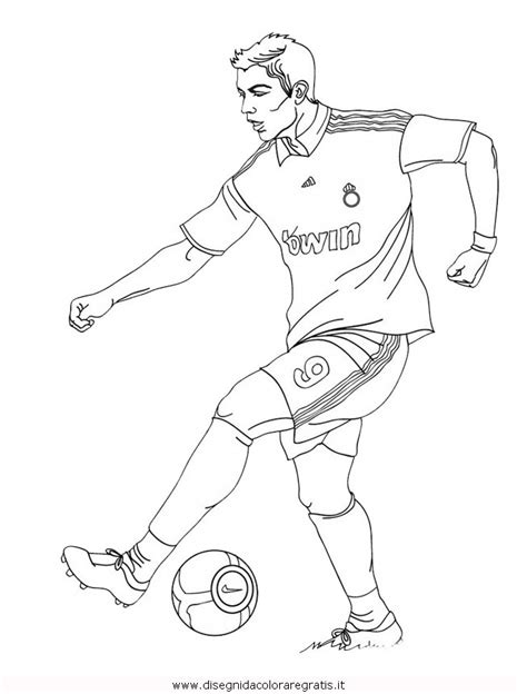 Disegno Cristiano Ronaldo 1 Categoria Sport Da Colorare