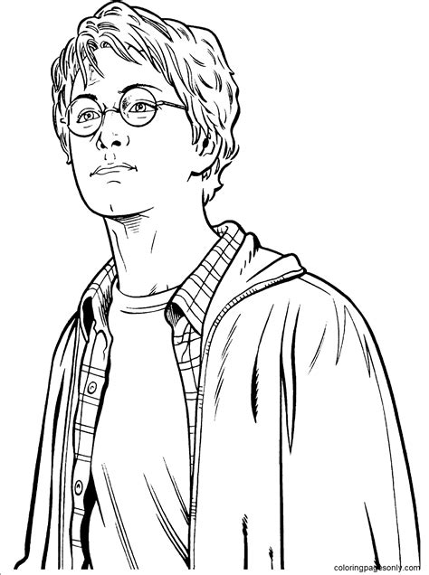 Color Page Harry Potter Coloring Pages Harry Potter Coloring Pages