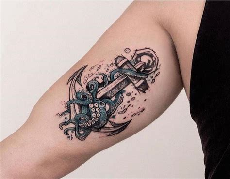 Bildresultat För Anchor Tattoo Krake Tattoo Design Tattoo Designs
