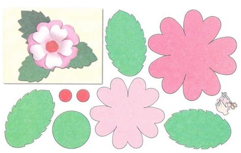 240 красивых шаблонов цветов для распечатки и вырезания из бумаги