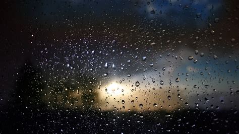 Drops Rain Window Glass Bokeh Wallpapers Hd Desktop