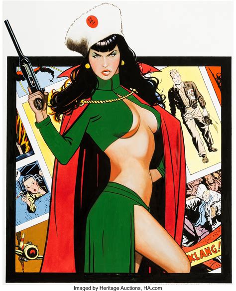Jim Silke Betty Page As Dragon Lady From Terry And The Pirates Lot