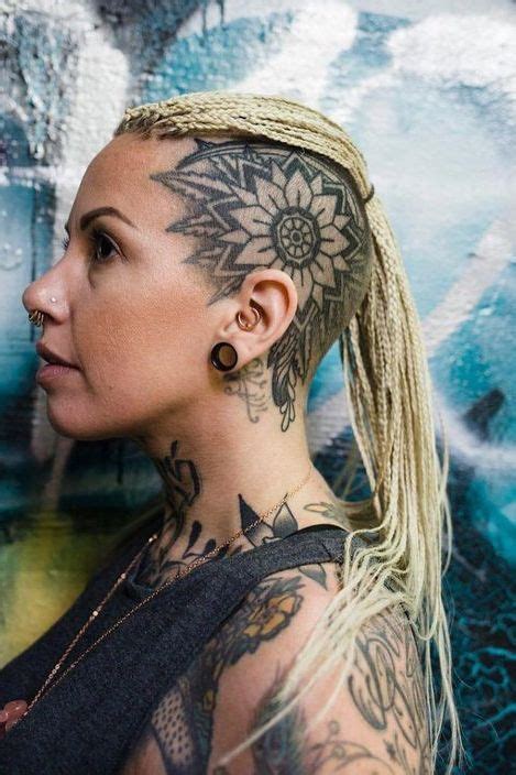 Incredible Head Tattoos For Females 2020 In 2020 With Images Head