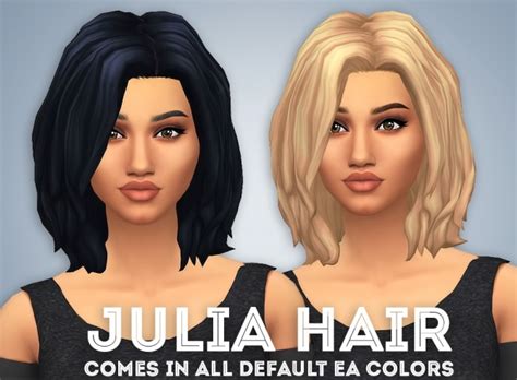 Julia Hair At Ivo Sims Sims 4 Updates